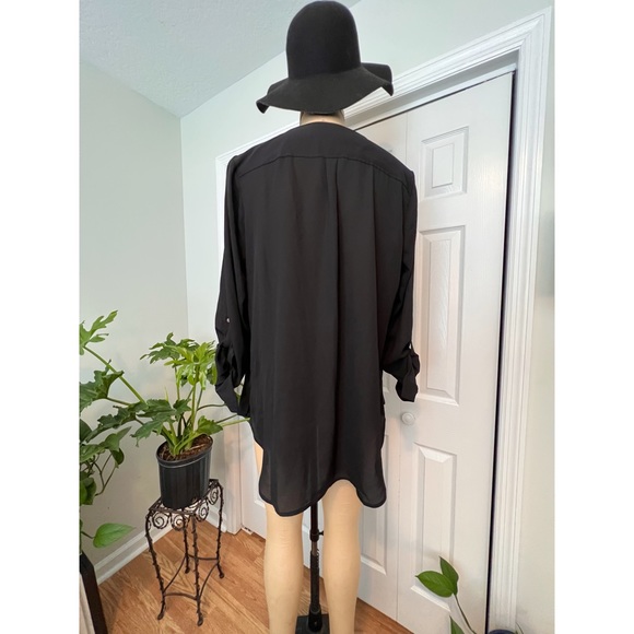 APT 9 BLACK TUNIC SHIRT SIZE XL - Picture 3 of 5